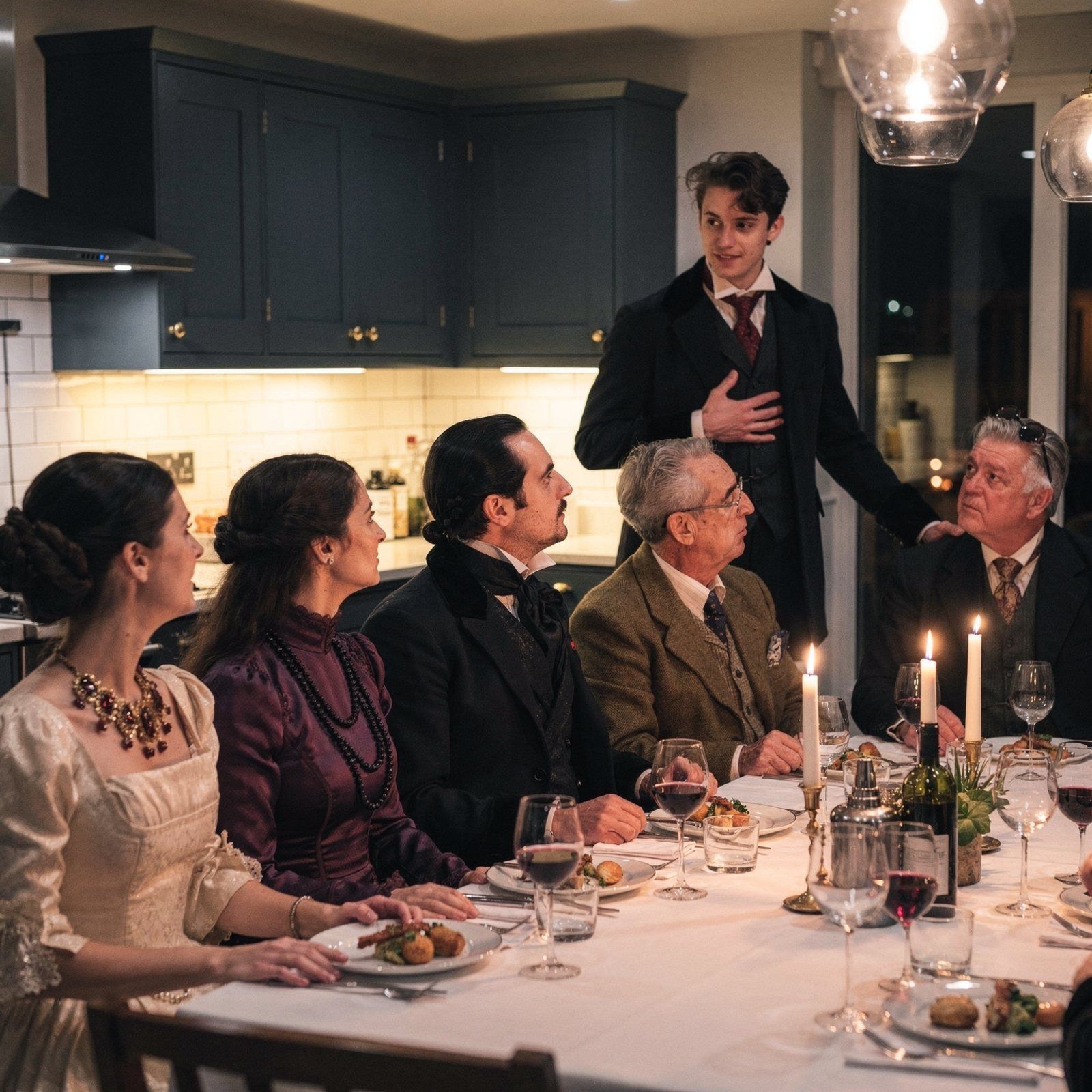 Act I — the starter — the table during this act